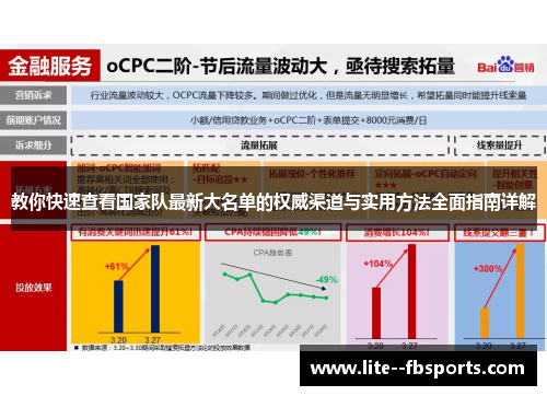 教你快速查看国家队最新大名单的权威渠道与实用方法全面指南详解